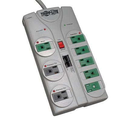 ECO-SURGE Energy-Saving Surge Suppressor - 8 Outlets