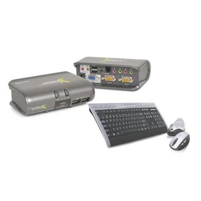 Iogear GCS1732-KM1 2-Port Dual Platform KVMP Switch w/ Wireless Keyboard and Mouse Kit Iogear GCS1732-KM1 2-Port Dual Platform KVMP Switch w/ Wireless Keyboard and Mouse Kit