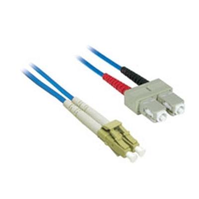 Cables To Go 37226 1m LC SC 62.5 125 OM1 Duplex Multimode PVC Fiber Optic Cable Blue Patch cable LC multi mode M to SC multi mode M 3.3 ft fiber o