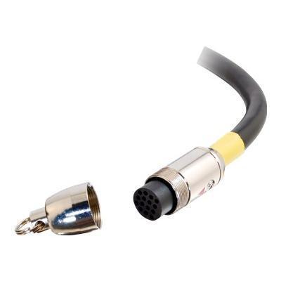 C2G 42137 RapidRun CL2-Rated PC Runner Cable - Video / audio cable - MUVI connector (F) to MUVI connector (F) - 25 ft - shielded - black C2G 42137 RapidRun CL2-Rated PC Runner Cable - Video / audio cable - MUVI connector (F) to MUVI connector (F) - 25 ft - shielded - black
