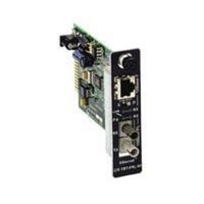 10BASE-T to 10BASE-FL SC Conversion Center Slide-In-Module Media Converter (Open Box Product Limited Availability No Back Orders)