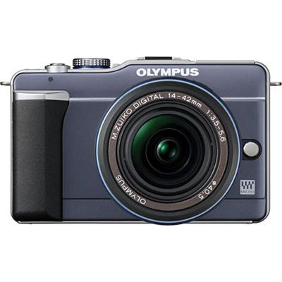 E-PL1 - Digital camera - prosumer - 12.3 Mpix - M.Zuiko Digital 14-42mm lens - optical zoom: 3 x - supported memory: SD SDHC - slate blue