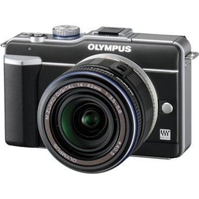 E-PL1 - Digital camera - prosumer - 12.3 Mpix - M.Zuiko Digital 14-42mm lens - optical zoom: 3 x - supported memory: SD SDHC - black