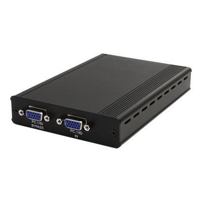 2 Way High Resolution Hdtv Vga Video Converter With Scaler - Video Converter - Black