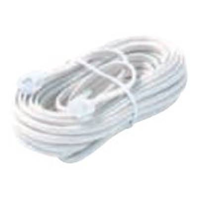 Steren Electronics BL 324 050WH Phone cable RJ 11 6 pin M to RJ 11 6 pin M 50 ft white