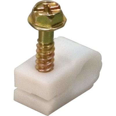 Steren Electronics Bl-240-956wh-20 Single Coax Cable Mountng Clip Bk