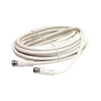 Steren Electronics BL 215 412WH Antenna cable F connector M to F connector M 12 ft coaxial white