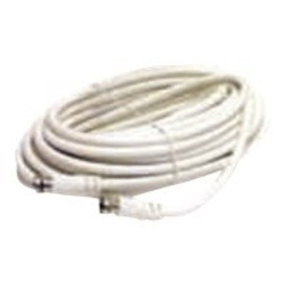 Steren Electronics BL 215 450WH Antenna cable F connector M to F connector M 50 ft coaxial RG 6 white