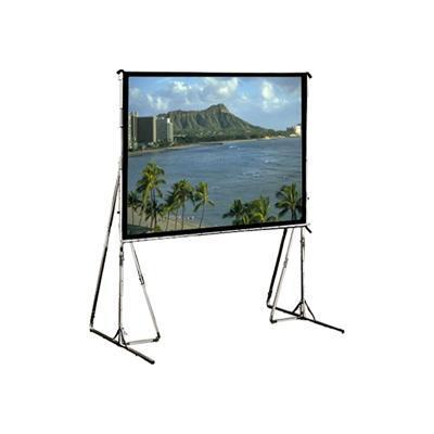 Cinefold HDTV Format - projection screen (rear) with standard legs - 161 in ( 409 cm )