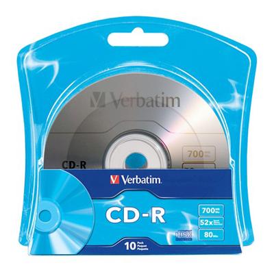 Verbatim 96932 10 x CD R 700 MB 80min 52x blister for P N 93804