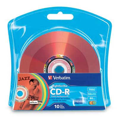LightScribe - CD-R x 10 - 700 MB - storage media