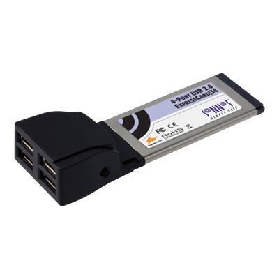 4-Port USB 2.0 ExpressCard/34 - USB adapter - 4 ports