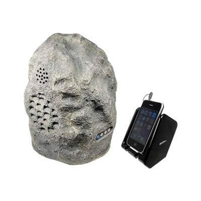 Audio Unlimited 900MHz Premium Wireless Rock Speaker - Speaker - 20 Watt - 2-way - granite