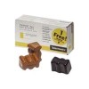 YELLOW COLOR INK STICKS FOR PHASER 840 (2 YELLOW  1 BLACK)