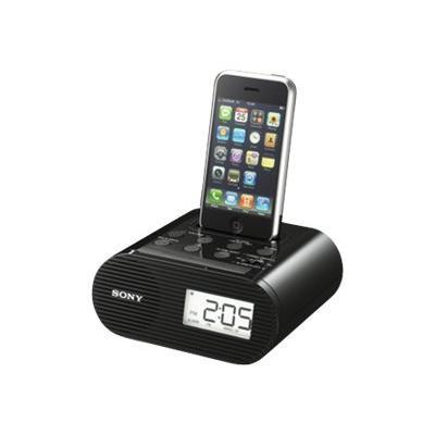 ICF-C05iPBLK - clock radio with Apple Dock cradle