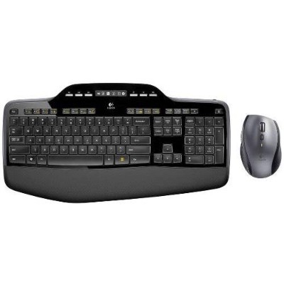 Logitech 920 002416 Wireless Desktop MK710 Keyboard and mouse set wireless 2.4 GHz English US