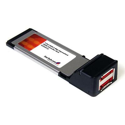 2 Port SATA 6 Gbps ExpressCard eSATA Controller Card - storage controller - eSATA-600 - ExpressCard