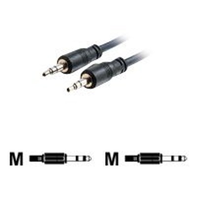 C2G 40522 75ft 3.5mm Stereo Audio Cable with Low Profile Connectors M/M - Plenum CMP-Rated - Audio cable - stereo mini jack M to stereo mini jack M - 75 ft