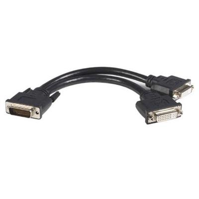 Startech Dmsdvidvi1 Lfh 59 Male To Dual Female Dvi I Dms 59 Cable - Dvi Cable - 7.9 In