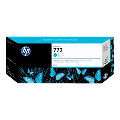 HP Inc. CN636A 772 300 ml cyan original ink cartridge for DesignJet HD Pro MFP Z5200 Z5200 PostScript Z5400 PostScript ePrinter