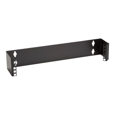 Black Box JPM049-R2 Patch panel mount bracket - wall mountable - 2U - 19 Black Box JPM049-R2 Patch panel mount bracket - wall mountable - 2U - 19
