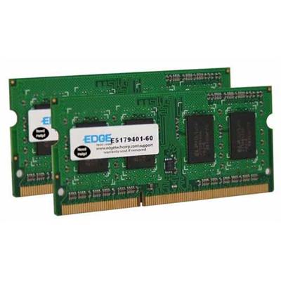 Edge Memory PE22645902 8GB (2X4GB) PC3-8500 DDR3 SDRAM SODIMM 204-pin Memory Module Edge Memory PE22645902 8GB (2X4GB) PC3-8500 DDR3 SDRAM SODIMM 204-pin Memory Module