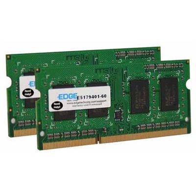 Edge Memory PE22644202 4GB (2X2GB) PC3-8500 DDR3 SDRAM SODIMM 204-pin Memory Module Edge Memory PE22644202 4GB (2X2GB) PC3-8500 DDR3 SDRAM SODIMM 204-pin Memory Module