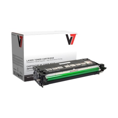 V7 TDK23115 High Yield black remanufactured toner cartridge equivalent to Dell 310 8092 Dell 310 8395 Dell 310 8093 Dell 310 8396 for Dell Color