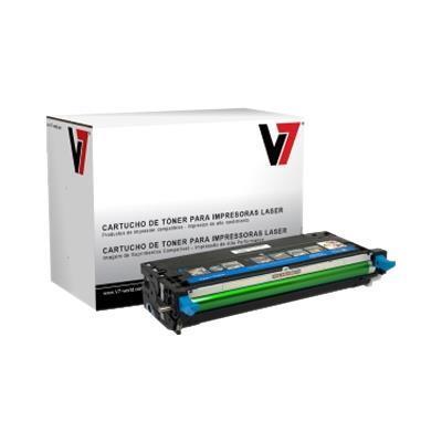 V7 TDC23115 High Yield cyan remanufactured toner cartridge equivalent to Dell 310 8094 Dell 310 8397 Dell 310 8398 Dell 310 8095 for Dell Color