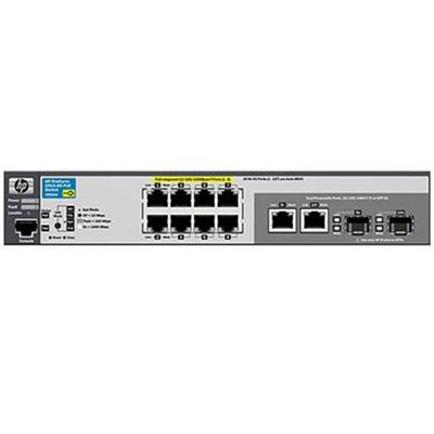 Hewlett Packard Enterprise J9562A Aruba 2915 8G PoE Switch managed 8 x 10 100 1000 2 x combo Gigabit SFP desktop PoE