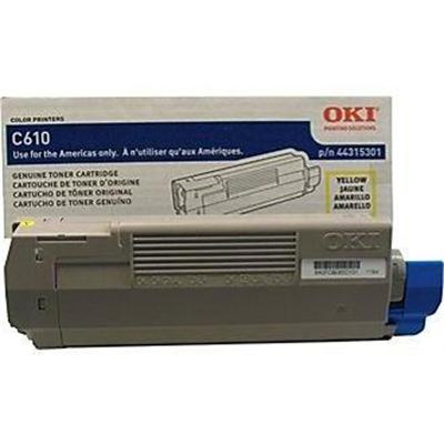 Oki 44315301 Type - Yellow - original - toner cartridge - for C610cdn 610dm 610dn 610dtn 610n Oki 44315301 Type - Yellow - original - toner cartridge - for C610cdn 610dm 610dn 610dtn 610n