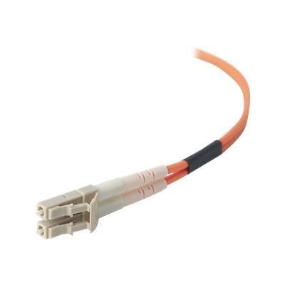 Belkin LCLC625 05M TAA Patch cable LC PC multi mode M to LC PC multi mode M 16.4 ft fiber optic 62.5 125 micron orange