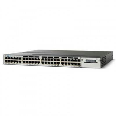 Cisco WS-C3750X-48P-S Catalyst 3750X-48P-S - Switch - managed - 48 x 10/100/1000 (PoE) - rack-mountable - PoE Cisco WS-C3750X-48P-S Catalyst 3750X-48P-S - Switch - managed - 48 x 10/100/1000 (PoE) - rack-mountable - PoE