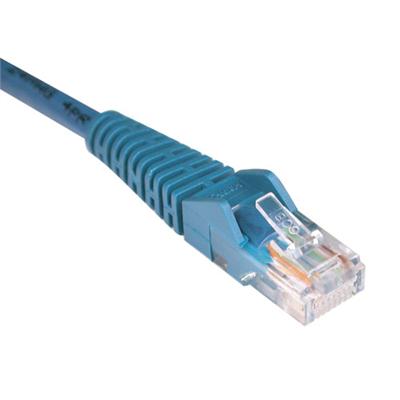 TrippLite N001 006 BL 6ft Cat5e Cat5 Snagless Molded Patch Cable RJ45 M M Blue 6 Patch cable RJ 45 M to RJ 45 M 6 ft UTP CAT 5e molded snagl