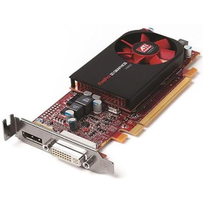 - AMD/ATI FirePro V3800 - 512 MB DDR3 - PCIe x16 - 2 displays - Low Profile - 1 Display Port + 1 DVI
