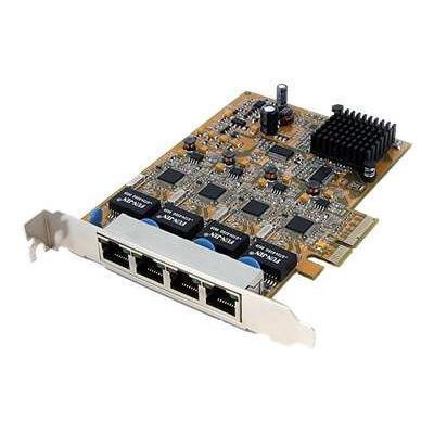 4 Port PCI Express Gigabit Ethernet NIC Network Adapter Card - network adapter - 4 ports