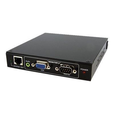 Startech Dsrxl Cat5 Vga Digital Signage Receiver With Rs232 & Audio - Video/audio/serial Extender