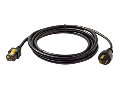 APC AP8752 Power cable NEMA L5 20 M to IEC 60320 C19 AC 120 V 20 A 10 ft black