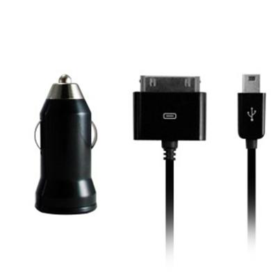 2-Port Car Charger for Apple iPod & iPhone 3G/3GS
