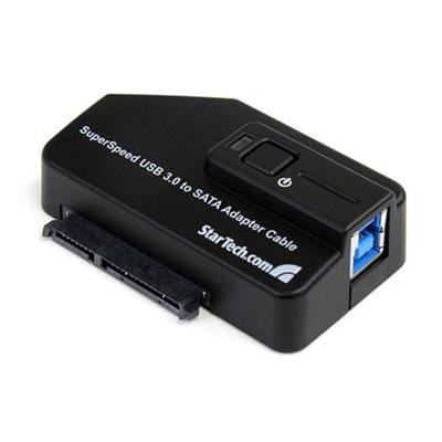 SuperSpeed USB 3.0 SATA Adapter Cable for 2.5in or 3.5in Hard Drives by Startech