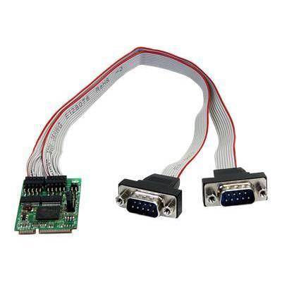 2 Port RS232 Mini PCI Express Serial Card w/ 16950 UART - serial adapter - 2 ports