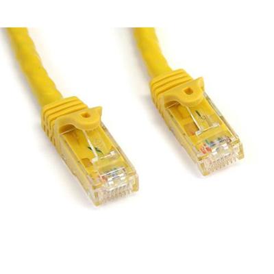 StarTech.com N6PATCH10YL 10 ft Yellow Cat6 Cat 6 Snagless Patch Cable 10ft Patch cable RJ 45 M to RJ 45 M 10 ft UTP CAT 6 molded snagless y