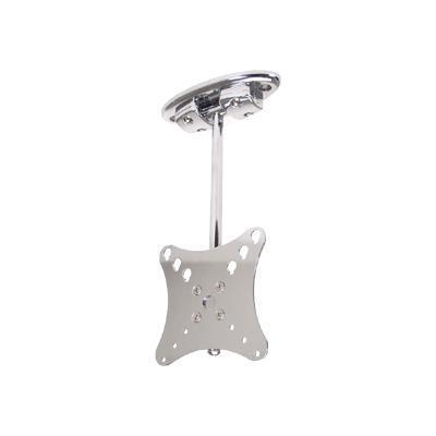 Premier Mounts FLIP Universal Flip-Down Mount FLIP - Mounting kit interface plate under the cabinet mount for flat panel - polished nickel - screen size: 1