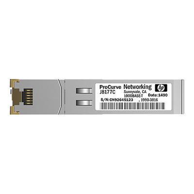 Hewlett Packard Enterprise JD089B X120 SFP mini GBIC transceiver module Gigabit Ethernet 1000Base T RJ 45 for HP 3100 10512 12504 1910 3100 36