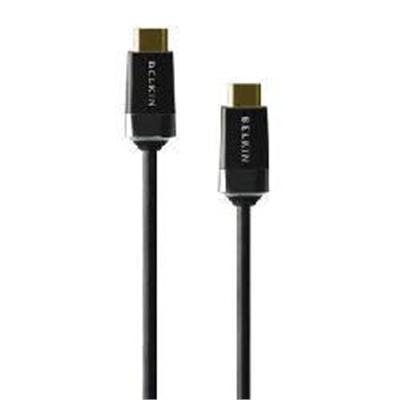 Belkin AV10049-12 High Speed HDMI Cable - HDMI cable - HDMI (M) to HDMI (M) - 12 ft Belkin AV10049-12 High Speed HDMI Cable - HDMI cable - HDMI (M) to HDMI (M) - 12 ft