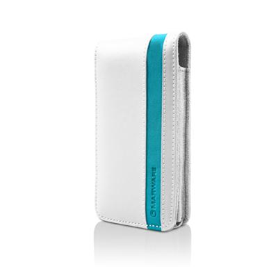 Accent for iPhone 4 - White/Turquoise