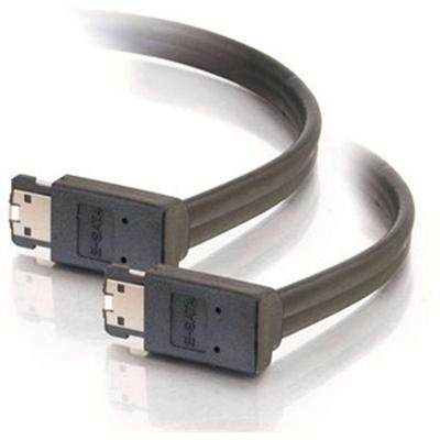 Cables To Go 10225 90° TO 90° - eSATA cable - eSATA to eSATA - 3.3 ft - 90° connector - black Cables To Go 10225 90° TO 90° - eSATA cable - eSATA to eSATA - 3.3 ft - 90° connector - black