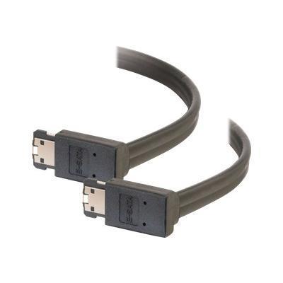 Cables To Go 10224 90° TO 90° - eSATA cable - eSATA to eSATA - 3.3 ft - 90° connector - black Cables To Go 10224 90° TO 90° - eSATA cable - eSATA to eSATA - 3.3 ft - 90° connector - black