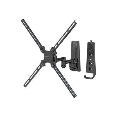 Level Mount Aimta Level Mount Aimta Full Motion Dual Arm Mount - Wall Mount For Plasma / Lcd / Tv - Matte  Black Powder Coat - Screen Size: 10 - 40