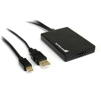 StarTech.com MDP2HDMIUSBA Mini DisplayPort to HDMI Adapter with USB Audio Mini DP to HDMI